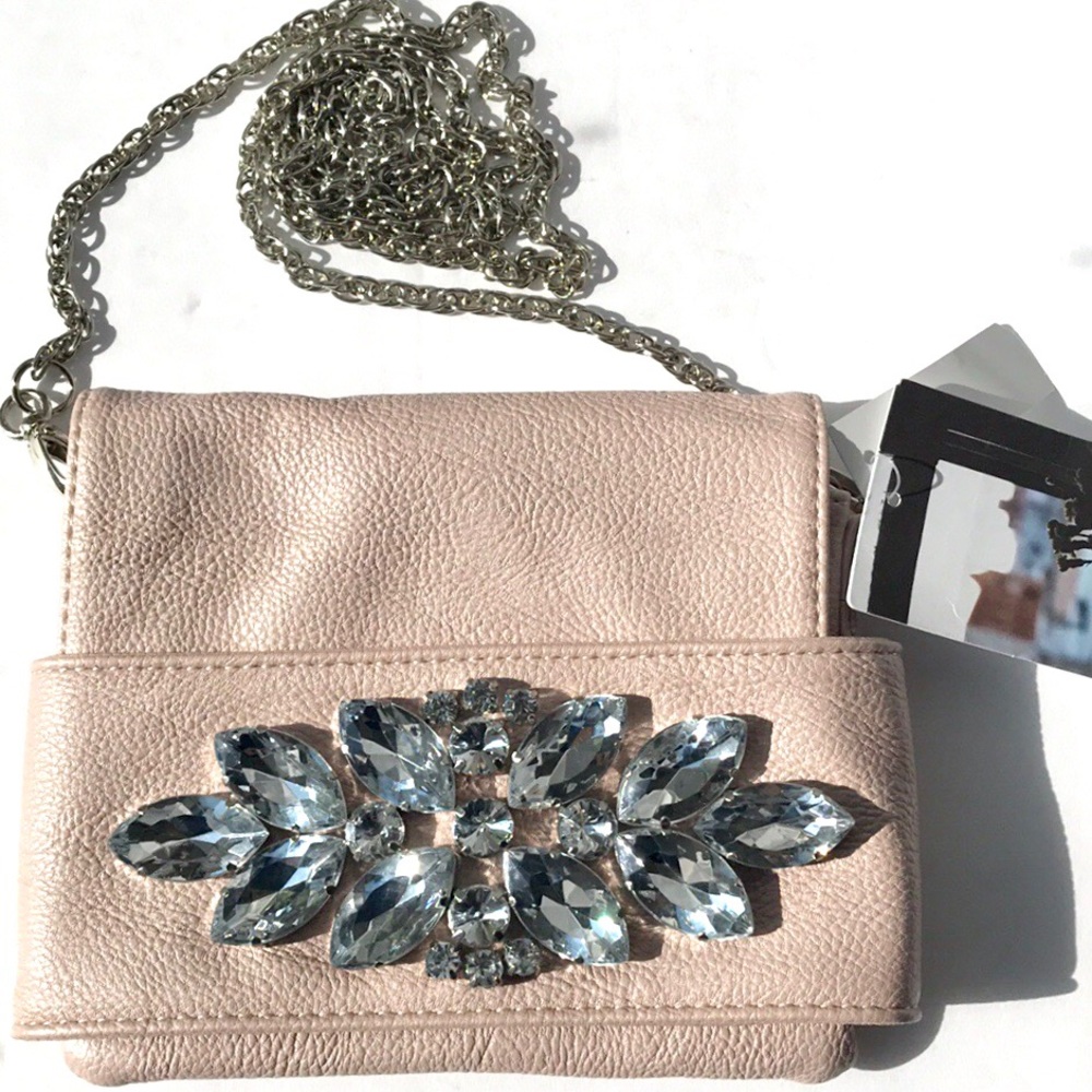 Kimchi Blue Embellished Crossbody Clutch